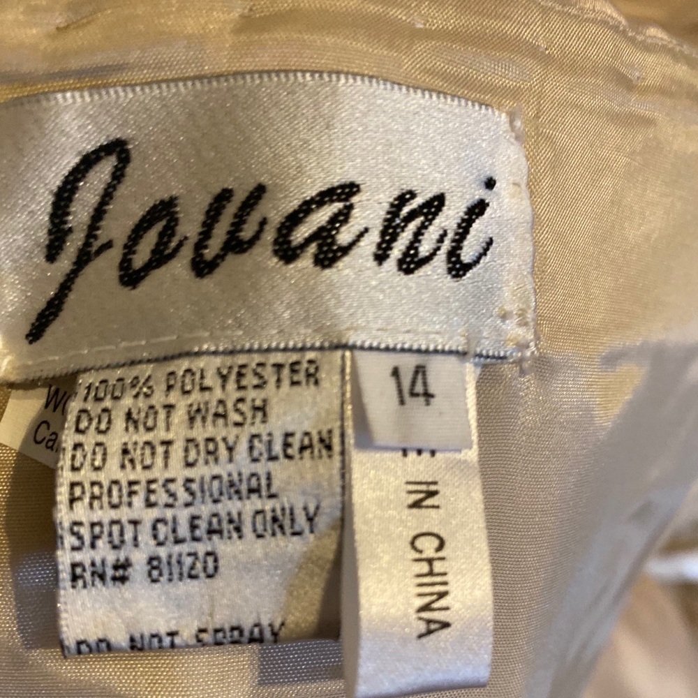 Jovani Gown Champagne - Picture 3 of 4